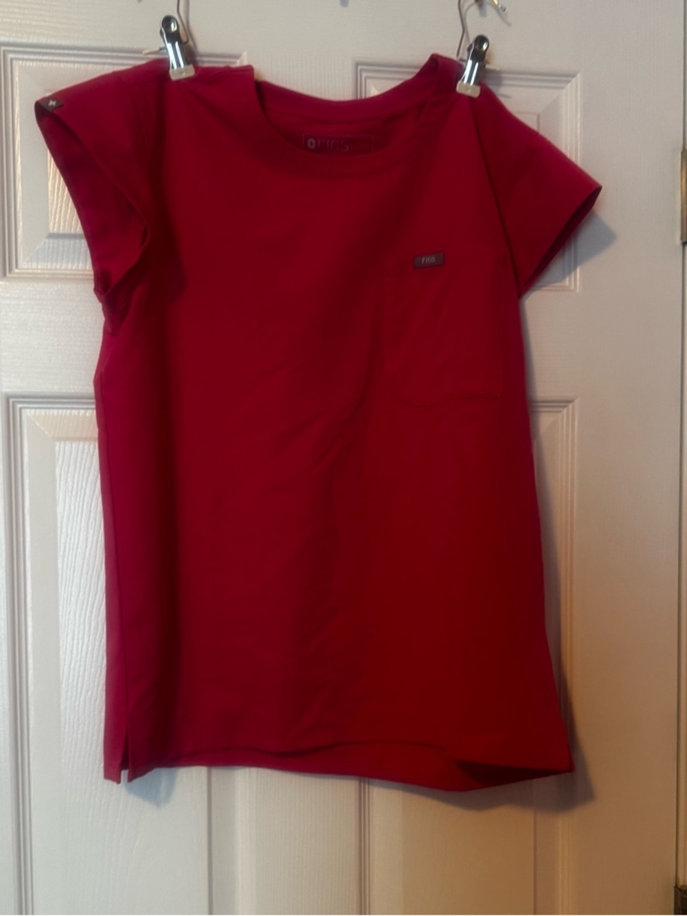 Figs Lucia Top-Shocking Pink